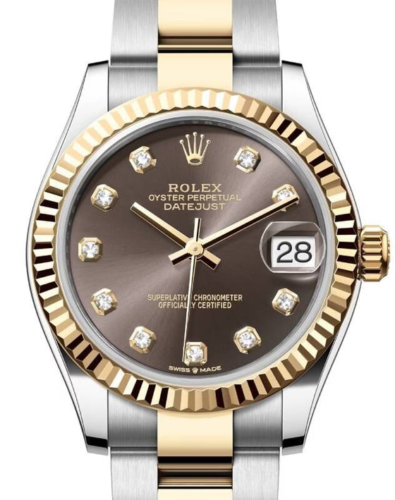 Rolex Lady-Datejust 31 31 mm 278273DGDO Steel/Yellow Gold Grey