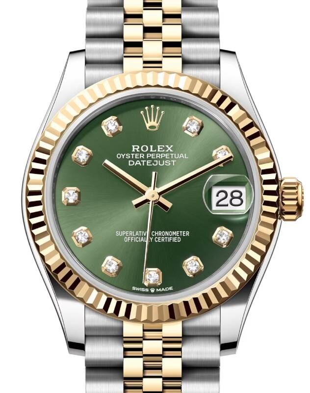 Rolex Lady-Datejust 31 31 mm 278273OGDJ Steel/Yellow Gold Green