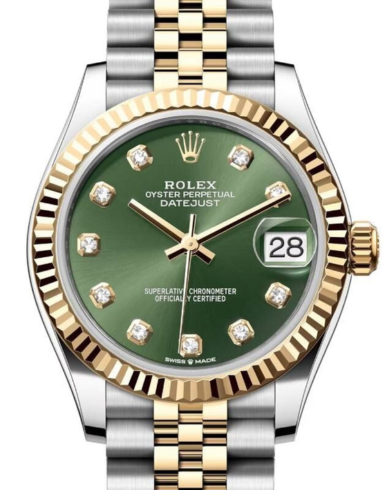 Rolex Lady-Datejust 31 31 mm 278273OGDJ Steel/Yellow Gold Green