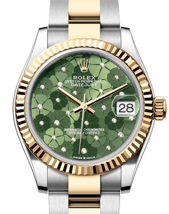 Rolex Lady-Datejust 31 31 mm 278273OGFMDO Steel/Yellow Gold Green