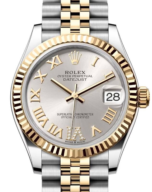 Rolex Lady-Datejust 31 31 mm 278273SRDVIJ Steel/Yellow Gold Silver