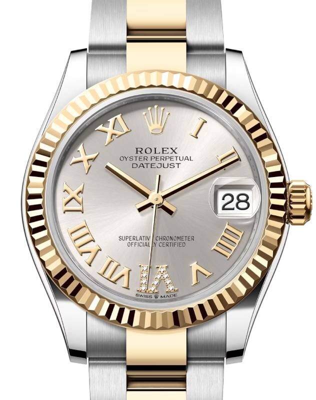 Rolex Lady-Datejust 31 31 mm 278273SRDVIO Steel/Yellow Gold Silver