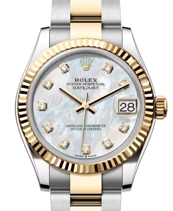 Rolex Lady-Datejust 31 31 mm 278273WMDO Steel/Yellow Gold White Mother of Pearl