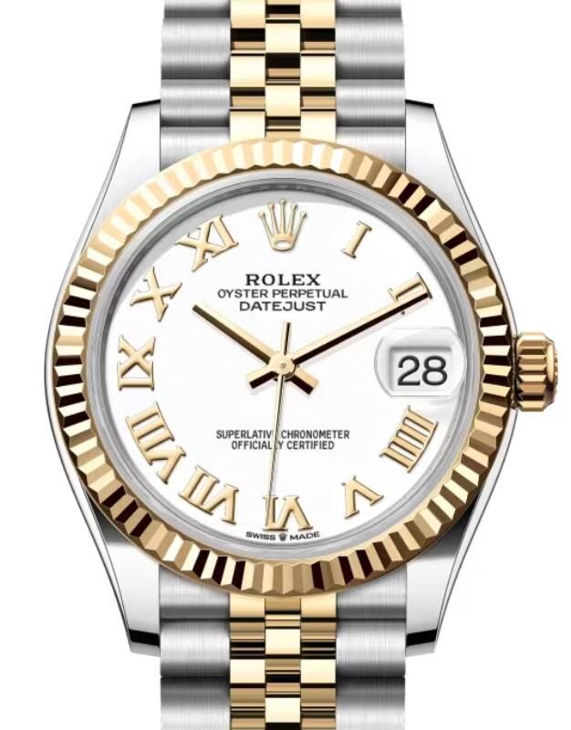 Rolex Lady-Datejust 31 31 mm 278273WRJ Steel/Yellow Gold White