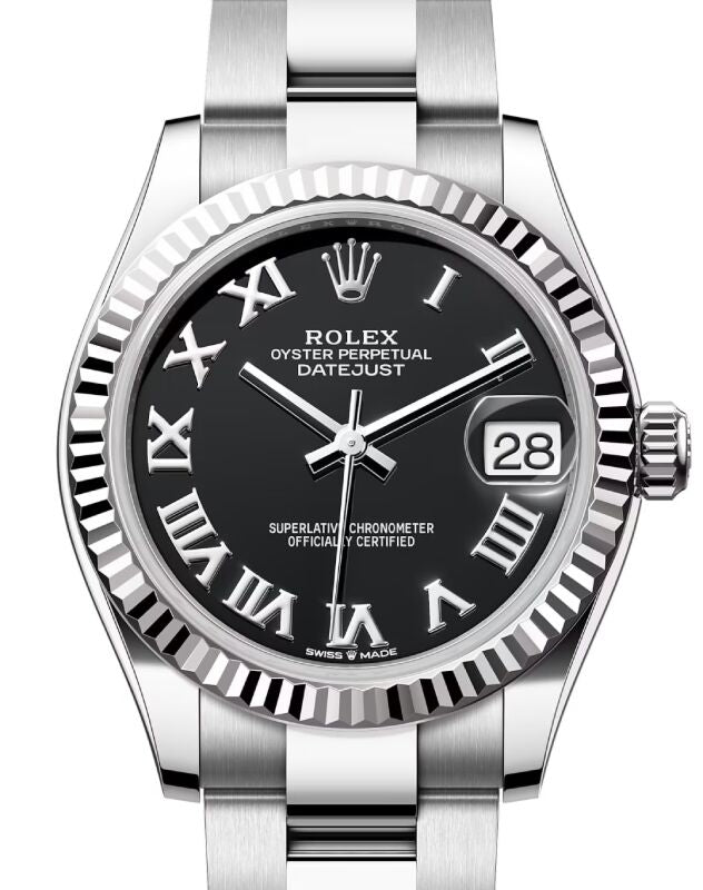 Rolex Datejust 31 31 mm 278274BLKRO Steel/White Gold Black