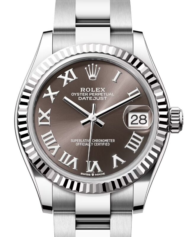 Rolex Datejust 31 31 mm 278274GRO Steel/White Gold Dark Grey