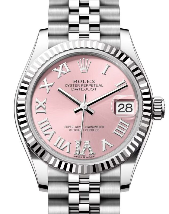Rolex Datejust 31 31 mm 278274PRDVIJ Steel/White Gold Pink