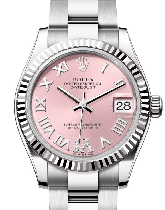 Rolex Datejust 31 31 mm 278274PRDVIO Steel/White Gold Pink