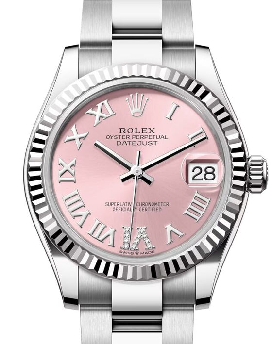 Rolex Datejust 31 31 mm 278274PRDVIO Steel/White Gold Pink