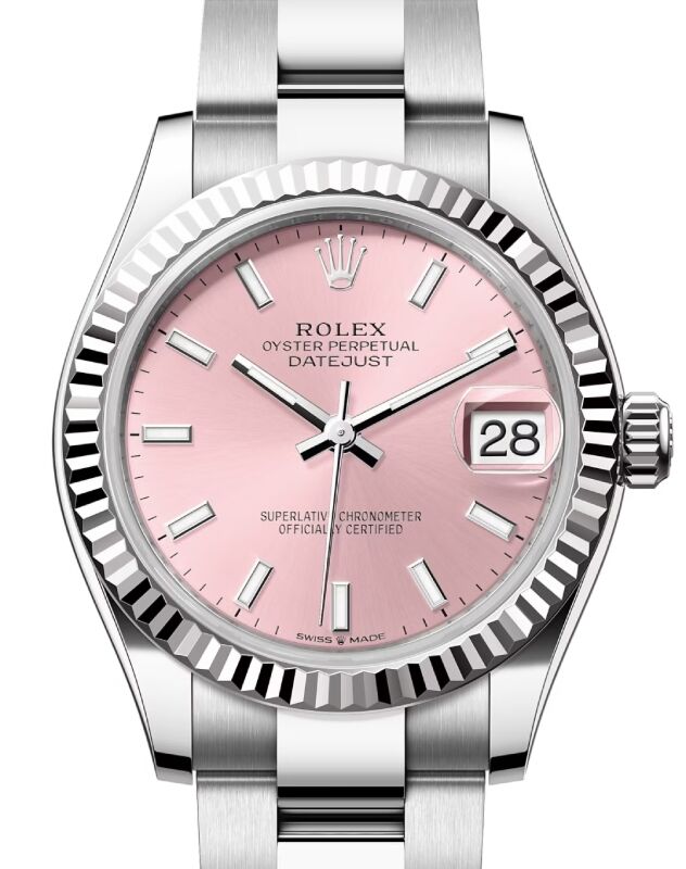 Rolex Datejust 31 31 mm 278274PSO Steel/White Gold Pink