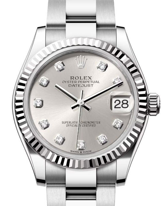 Rolex Datejust 31 31 mm 278274SDO Steel/White Gold Silver