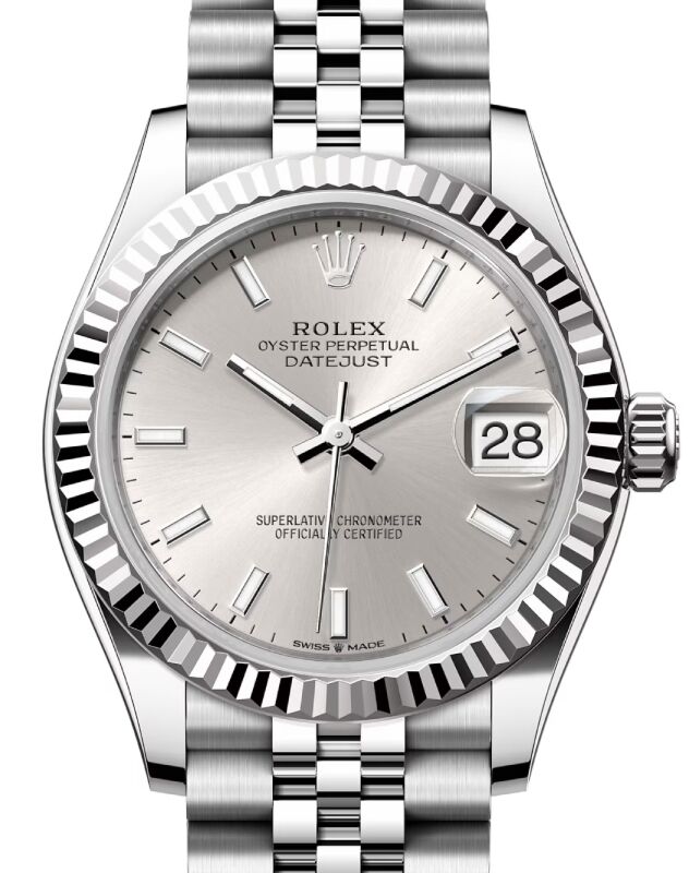 Rolex Datejust 31 31 mm 278274SSJ Steel/White Gold Silver