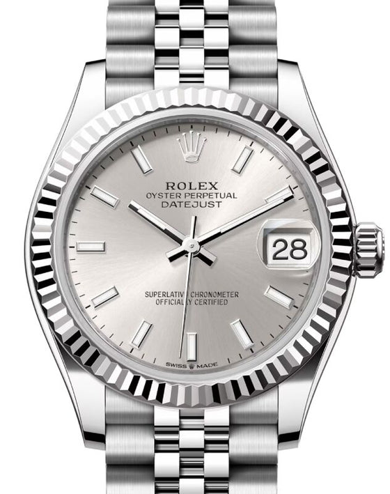 Rolex Datejust 31 31 mm 278274SSJ Steel/White Gold Silver