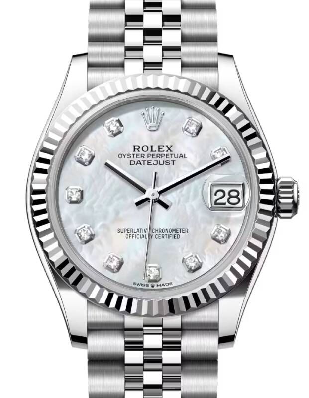 Rolex Datejust 31 31 mm 278274WMOPDJ Steel/White Gold White Mother of Pearl