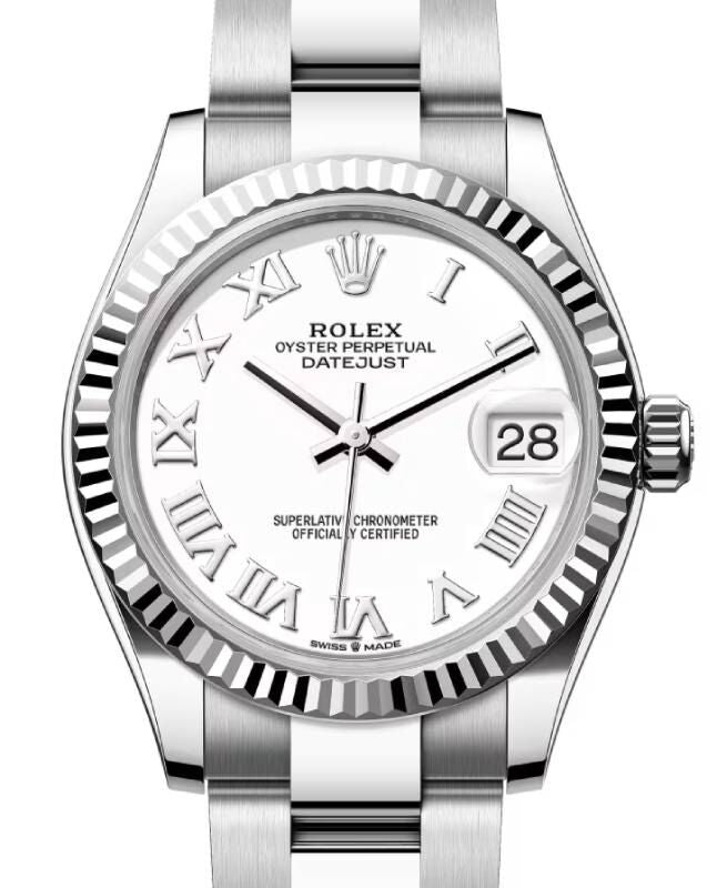 Rolex Datejust 31 31 mm 278274WRO Steel/White Gold White