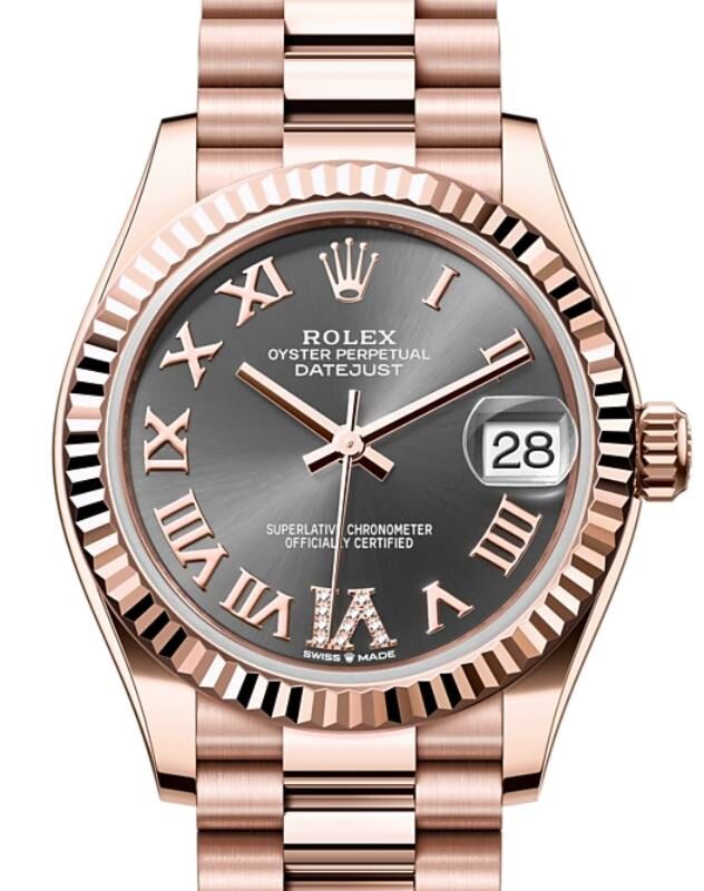 Rolex Lady-Datejust 31 31 mm 278275RRDVIP Rose Gold Slate