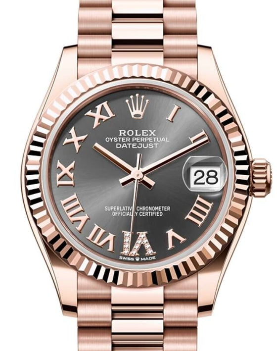 Rolex Lady-Datejust 31 31 mm 278275RRDVIP Rose Gold Slate