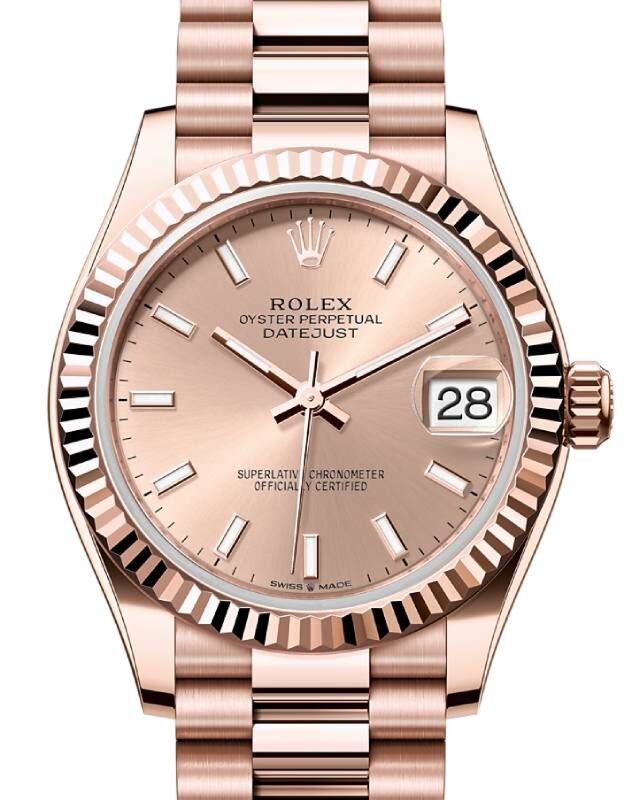Rolex Lady-Datejust 31 31 mm 278275RSFP Rose Gold Rose