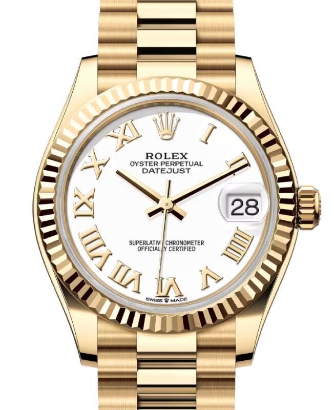 Rolex Datejust 31 31 mm 278278WRP Yellow Gold White