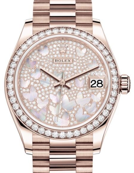Rolex Datejust 31 31 mm 278285RBRDPP Rose Gold/Diamonds Diamond Pave