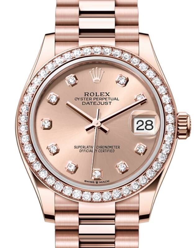 Rolex Lady-Datejust 31 31 mm 278285RBRRDP Rose Gold/Diamonds Rose