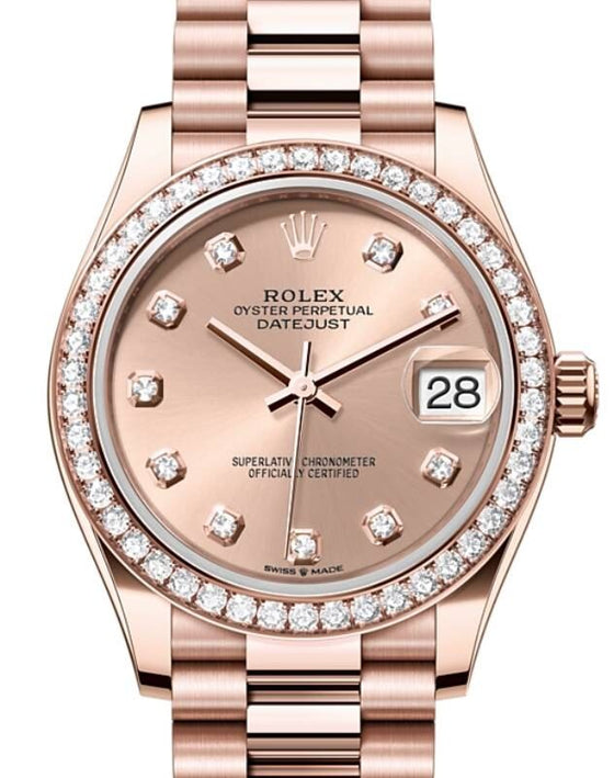 Rolex Lady-Datejust 31 31 mm 278285RBRRDP Rose Gold/Diamonds Rose