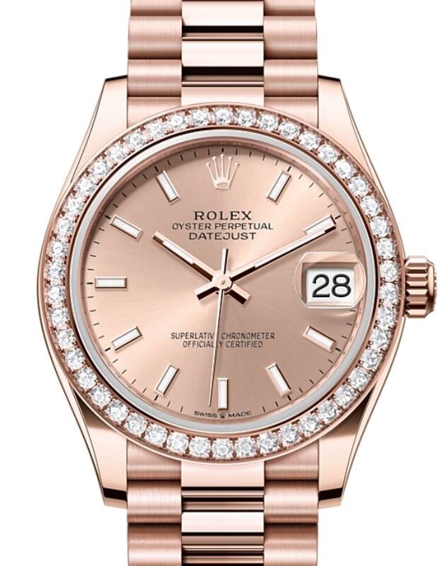 Rolex Lady-Datejust 31 31 mm 278285RBRROSP Rose Gold/Diamonds Rose