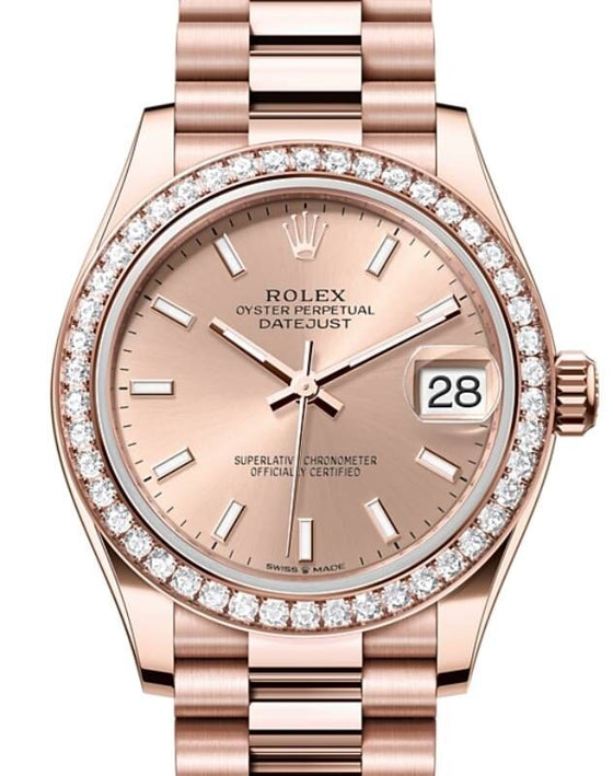 Rolex Lady-Datejust 31 31 mm 278285RBRROSP Rose Gold/Diamonds Rose