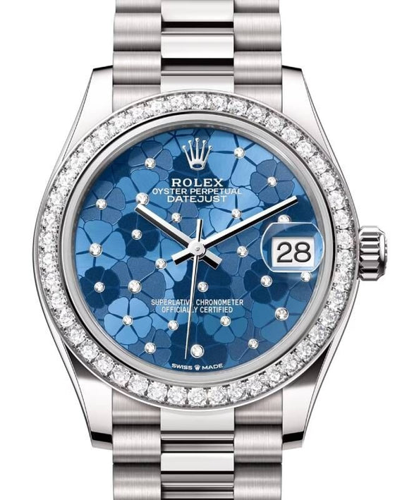 Rolex Datejust 31 31 mm 278289RBRAZBLUFMDP White Gold Blue