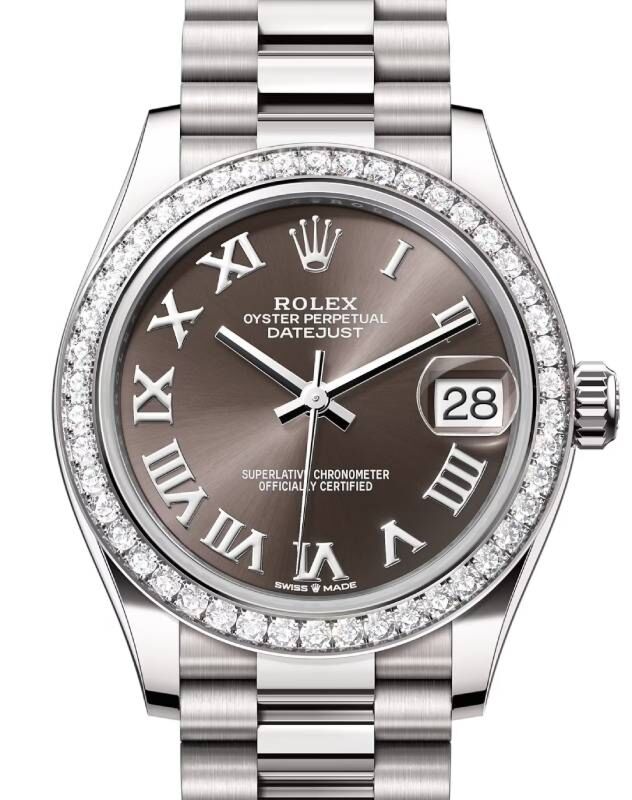 Rolex Datejust 31 31 mm 278289RBRGRP White Gold Grey