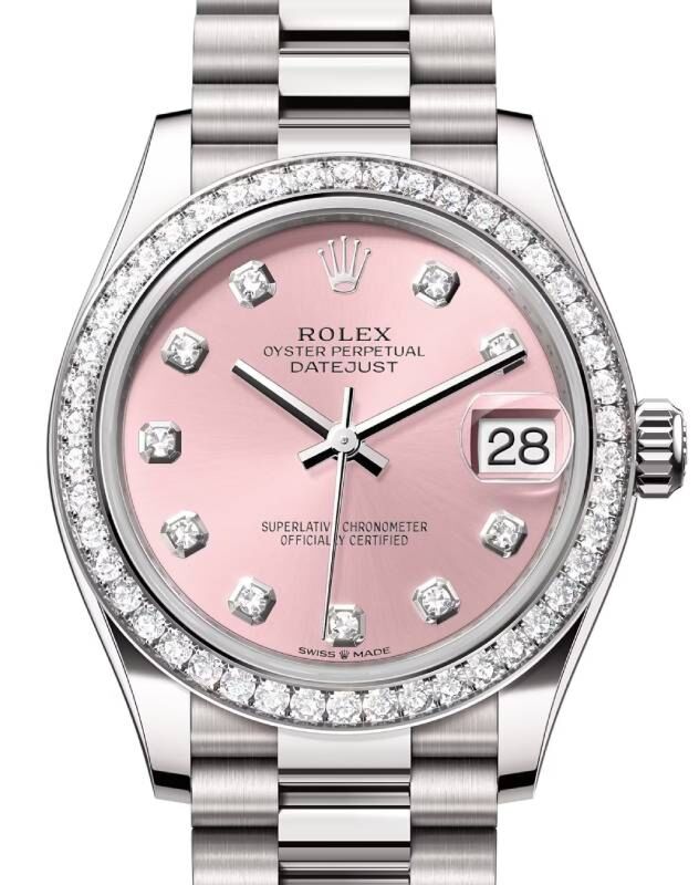 Rolex Datejust 31 31 mm 278289RBRPDP White Gold Pink