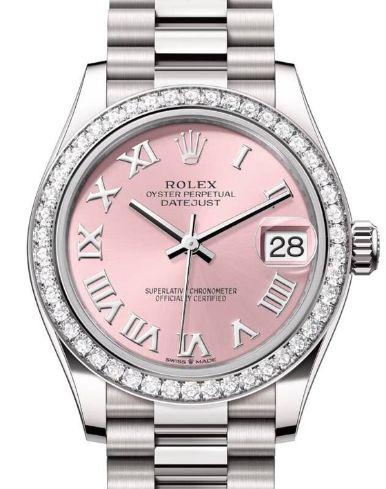 Rolex Datejust 31 31 mm 278289RBRPRP White Gold Pink