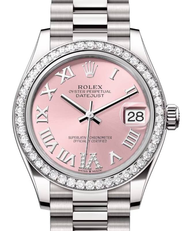 Rolex Datejust 31 31 mm 278289RBRPRVIDP White Gold Pink
