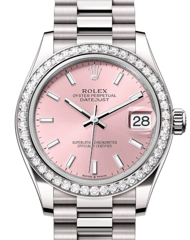 Rolex Datejust 31 31 mm 278289RBRPSP White Gold Pink