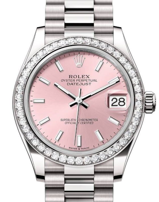 Rolex Datejust 31 31 mm 278289RBRPSP White Gold Pink