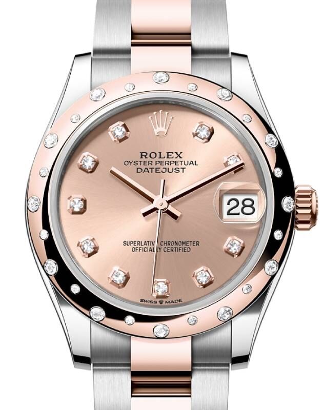 Rolex Lady-Datejust 31 31 mm 278341RBRRDO Steel/Rose Gold/Diamonds Rose