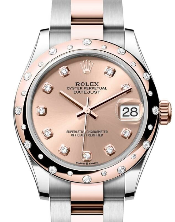 Rolex Lady-Datejust 31 31 mm 278341RBRRDO Steel/Rose Gold/Diamonds Rose
