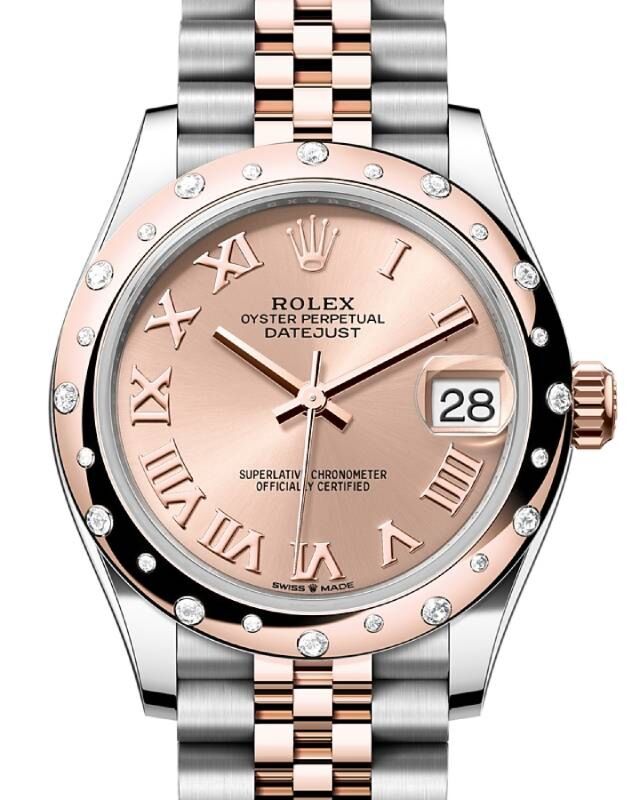 Rolex Lady-Datejust 31 31 mm 278341RBRRORJ Steel/Rose Gold/Diamonds Rose