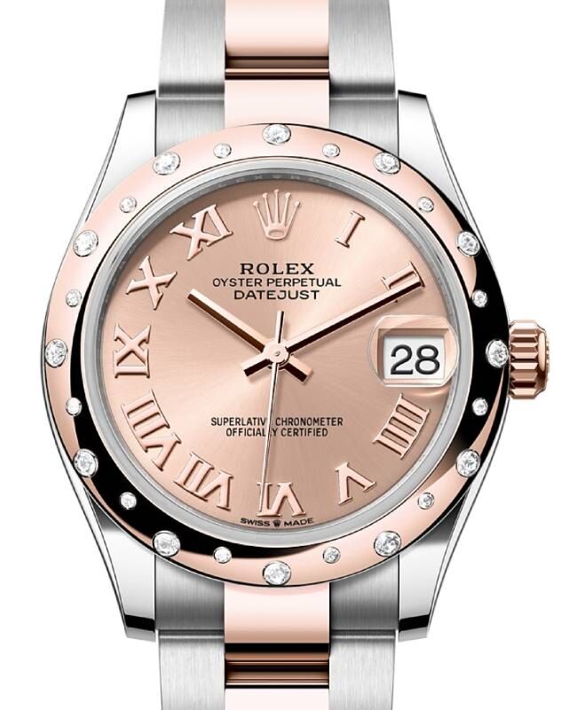 Rolex Lady-Datejust 31 31 mm 278341RBRRORO Steel/Rose Gold/Diamonds Rose
