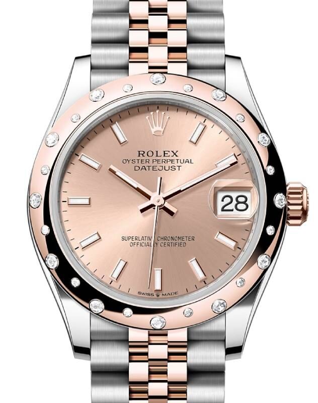 Rolex Lady-Datejust 31 31 mm 278341RBRROSJ Steel/Rose Gold/Diamonds Rose