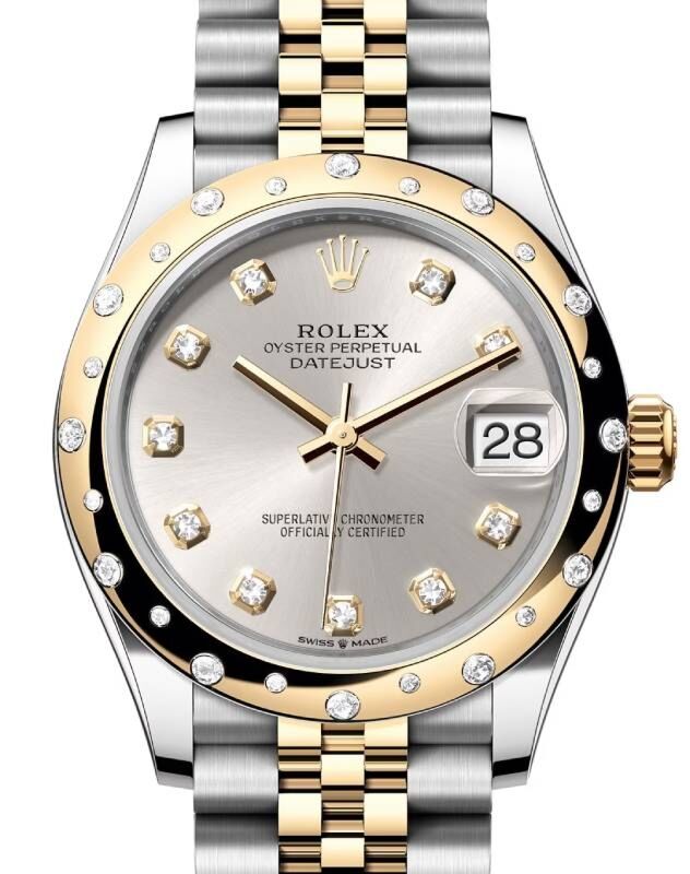 Rolex Lady-Datejust 31 31 mm 278343RBRSDJ Steel/Yellow Gold/Diamonds Silver
