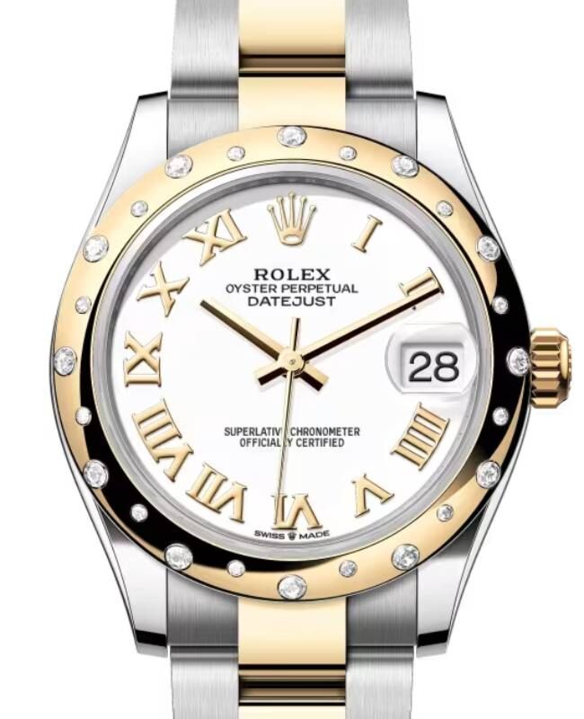 Rolex Lady-Datejust 31 31 mm 278343RBRWRO Steel/Yellow Gold/Diamonds White