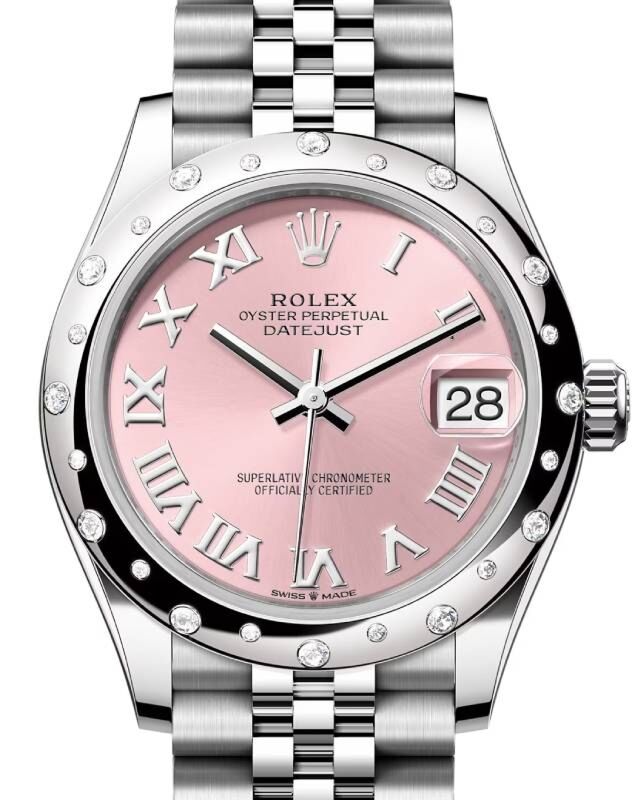 Rolex Datejust 31 31 mm 278344RBRPRJ Steel/White Gold/Diamonds Pink