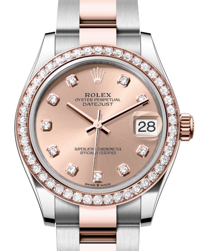 Rolex Lady-Datejust 31 31 mm 278381RBRRDO Steel/Rose Gold/Diamonds Rose