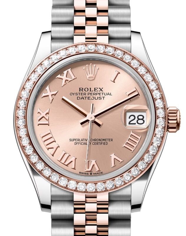 Rolex Lady-Datejust 31 31 mm 278381RBRRORJ Steel/Rose Gold/Diamonds Rose