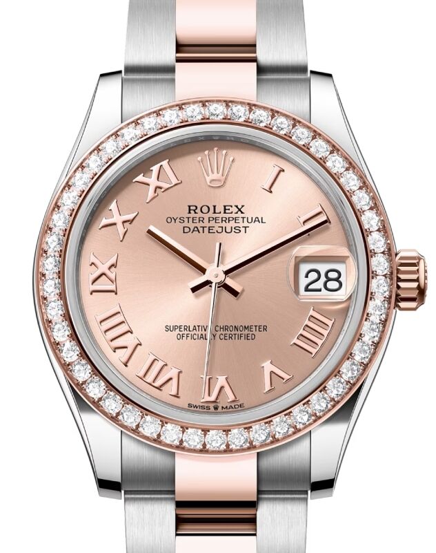Rolex Lady-Datejust 31 31 mm 278381RBRRORO Steel/Rose Gold/Diamonds Rose