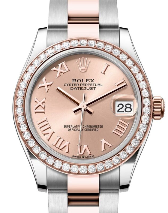 Rolex Lady-Datejust 31 31 mm 278381RBRRORO Steel/Rose Gold/Diamonds Rose