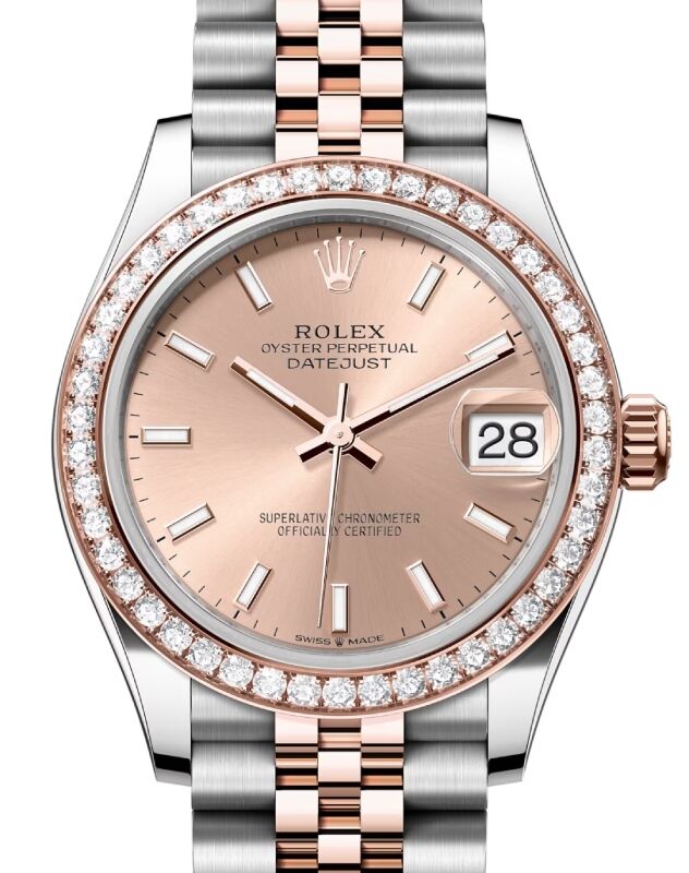 Rolex Lady-Datejust 31 31 mm 278381RBRROSJ Steel/Rose Gold/Diamonds Rose