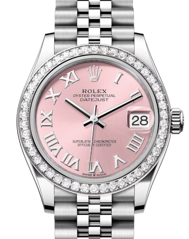 Rolex Datejust 31 31 mm 278384RBRPRJ Steel/White Gold/Diamonds Pink