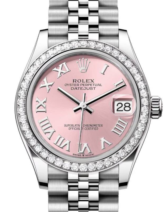 Rolex Datejust 31 31 mm 278384RBRPRJ Steel/White Gold/Diamonds Pink